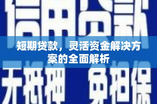 汤旺河短期贷款，灵活资金解决方案的全面解析